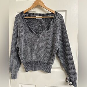 Urban Outfitters Charcoal V-Neck Sweater